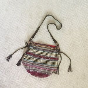 Tribal Print Crossbody Bag